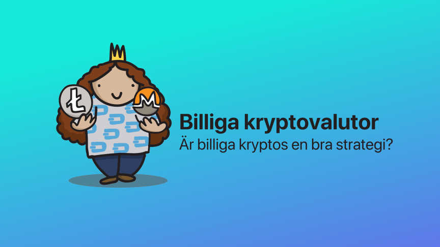 Billiga kryptovalutor